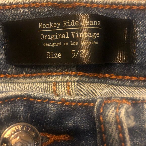 SOLD | Monkey Ride High Rise 90s Style Jeans - Picture 12 of 12
